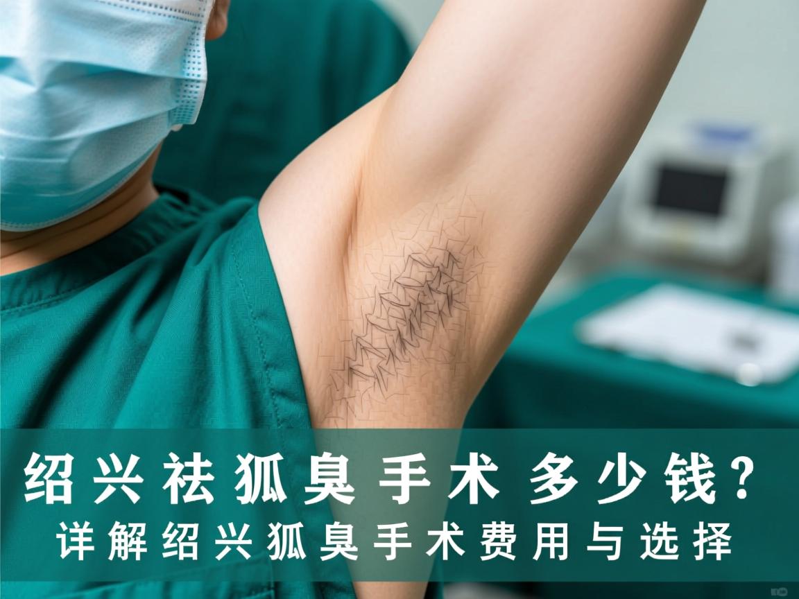 绍兴祛狐臭手术多少钱？详解绍兴狐臭手术费用与选择