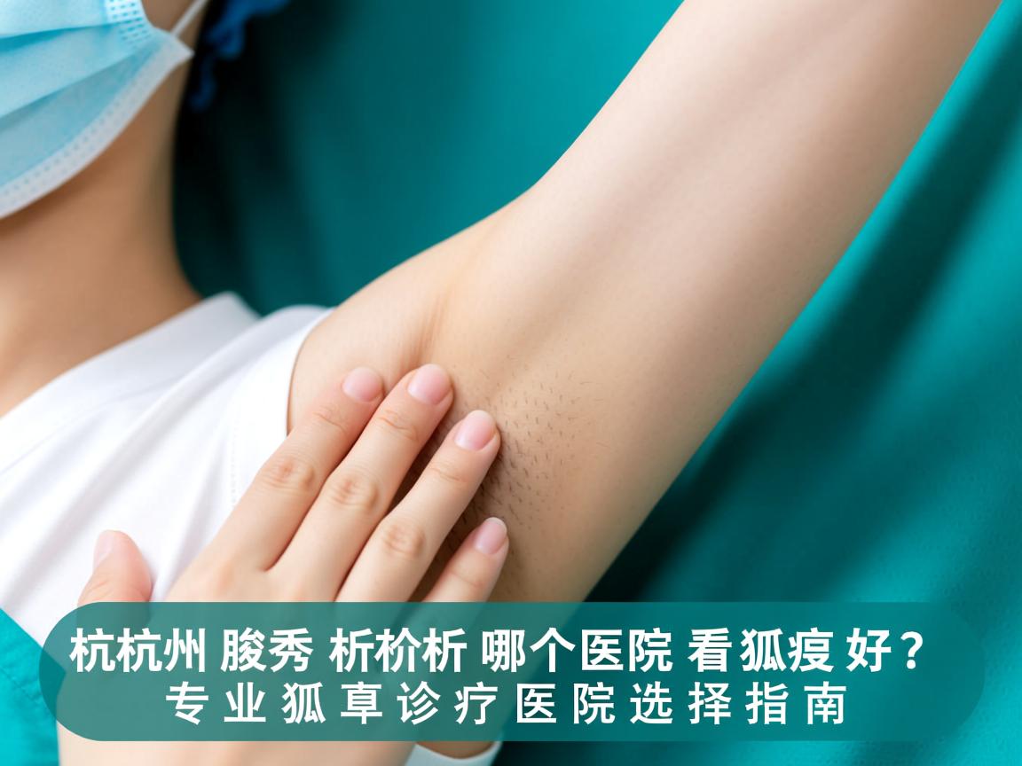 杭州腋秀解析，杭州哪个医院看狐臭好？专业狐臭诊疗医院选择指南