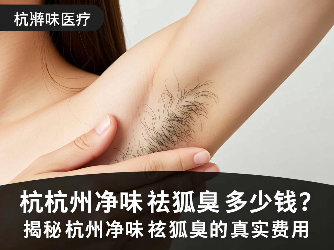 杭州净味祛狐臭多少钱？揭秘杭州净味祛狐臭的真实费用