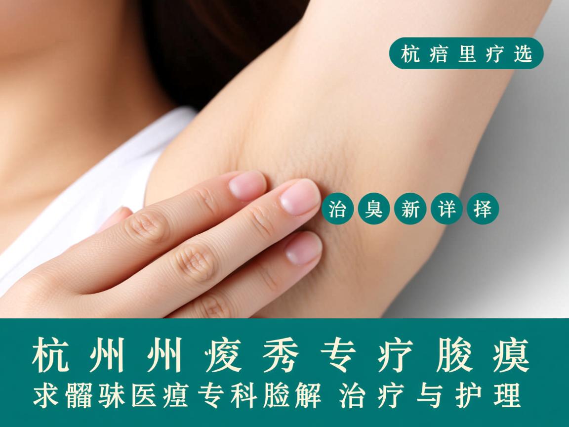 杭州腋臭治疗新选择，杭州腋秀专科详解腋臭治疗与护理