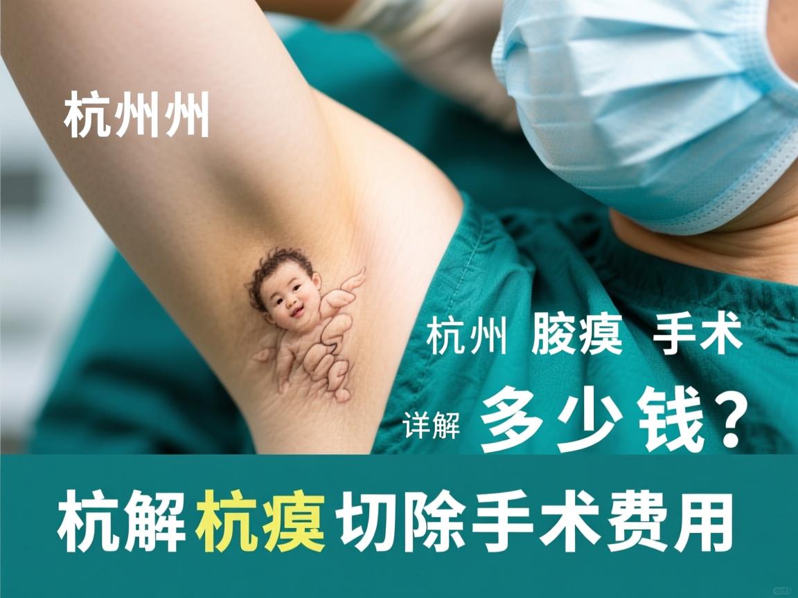 杭州腋臭手术多少钱？详解杭州腋臭切除手术费用