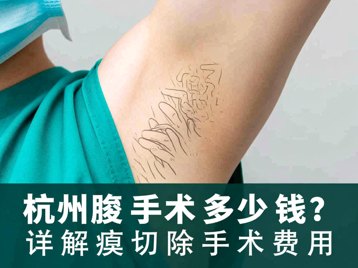 杭州腋臭手术多少钱？详解杭州腋臭切除手术费用