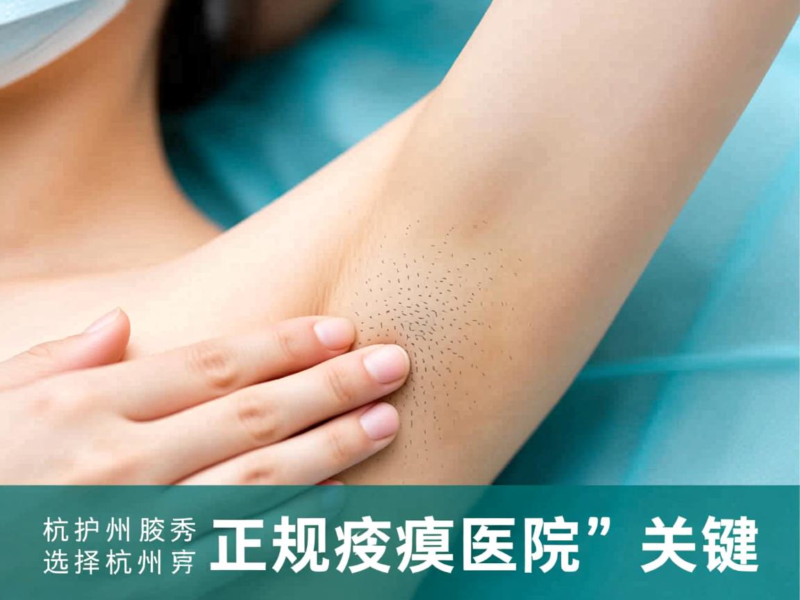 杭州腋秀解析，专业腋臭医疗护理知识，选择杭州正规腋臭医院的关键