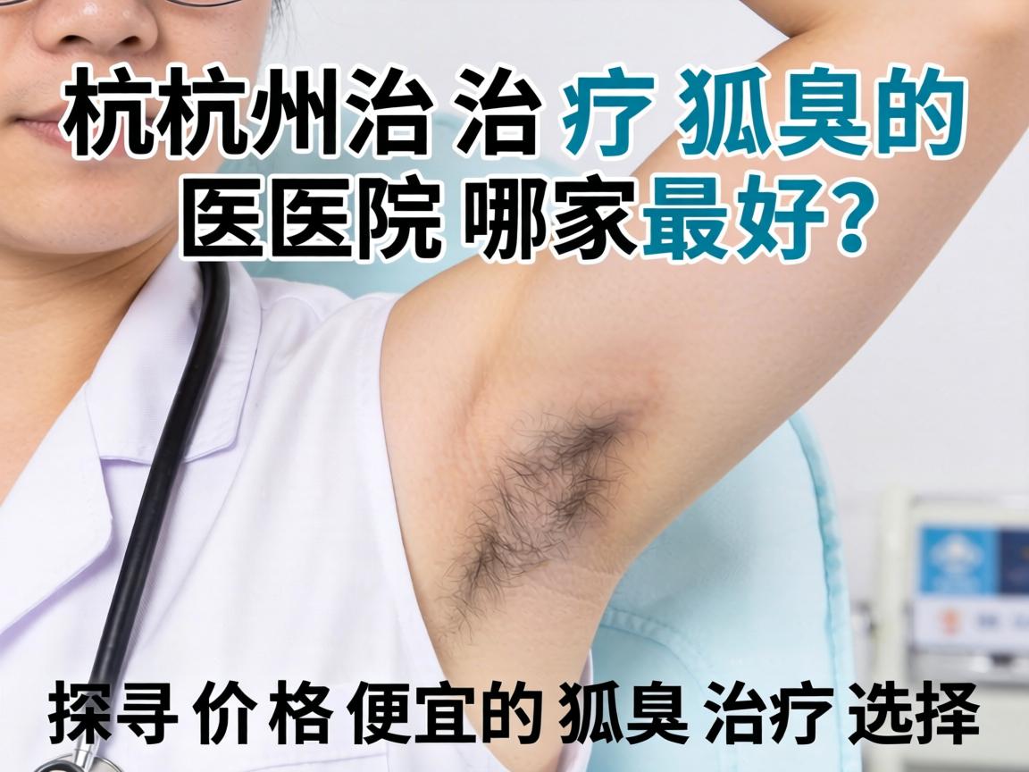 杭州治疗狐臭的医院哪家最好？探寻价格便宜的狐臭治疗选择