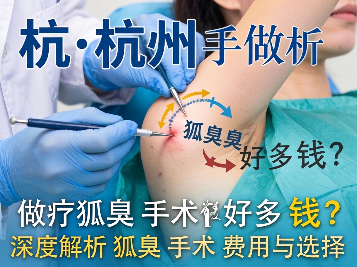 杭州做狐臭手术好多钱？深度解析狐臭手术费用与选择