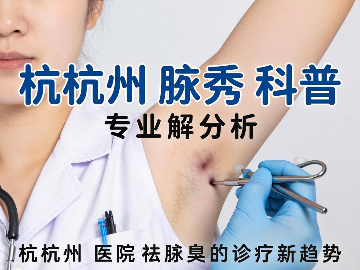 杭州腋秀科普,专业解析杭州医院祛腋臭的诊疗新趋势 杭州腋秀科普,专业解析杭州医院祛腋臭的诊疗新趋势