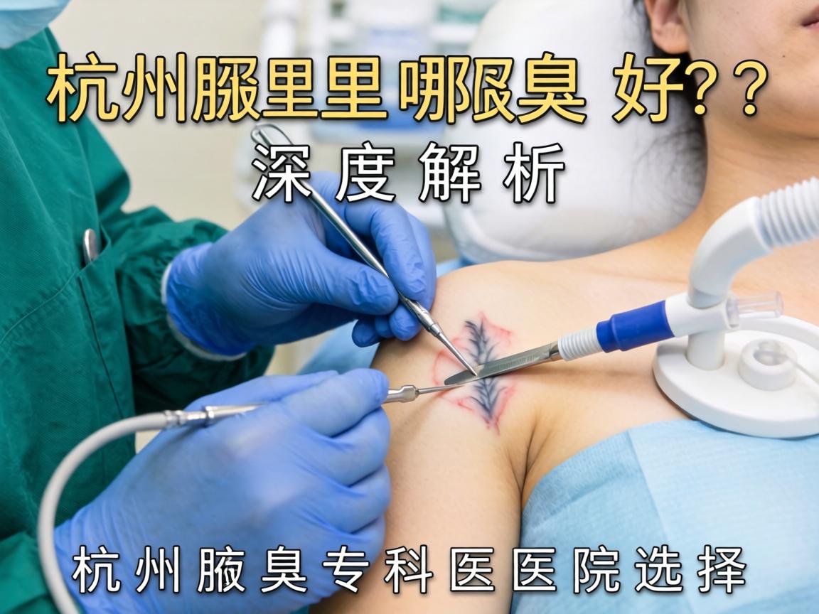 杭州腋臭手术哪里好？深度解析杭州腋臭专科医院选择