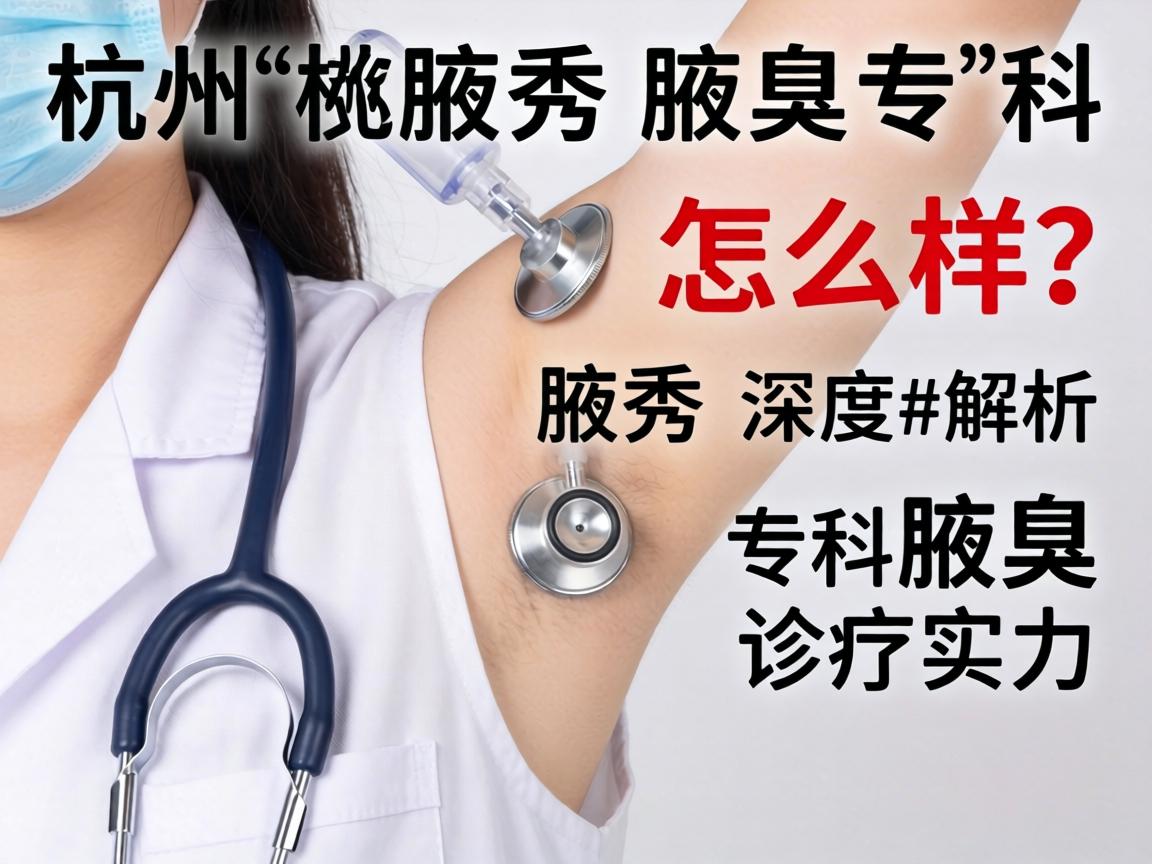 杭州腋秀腋臭专科怎么样？深度解析腋秀专科的腋臭诊疗实力