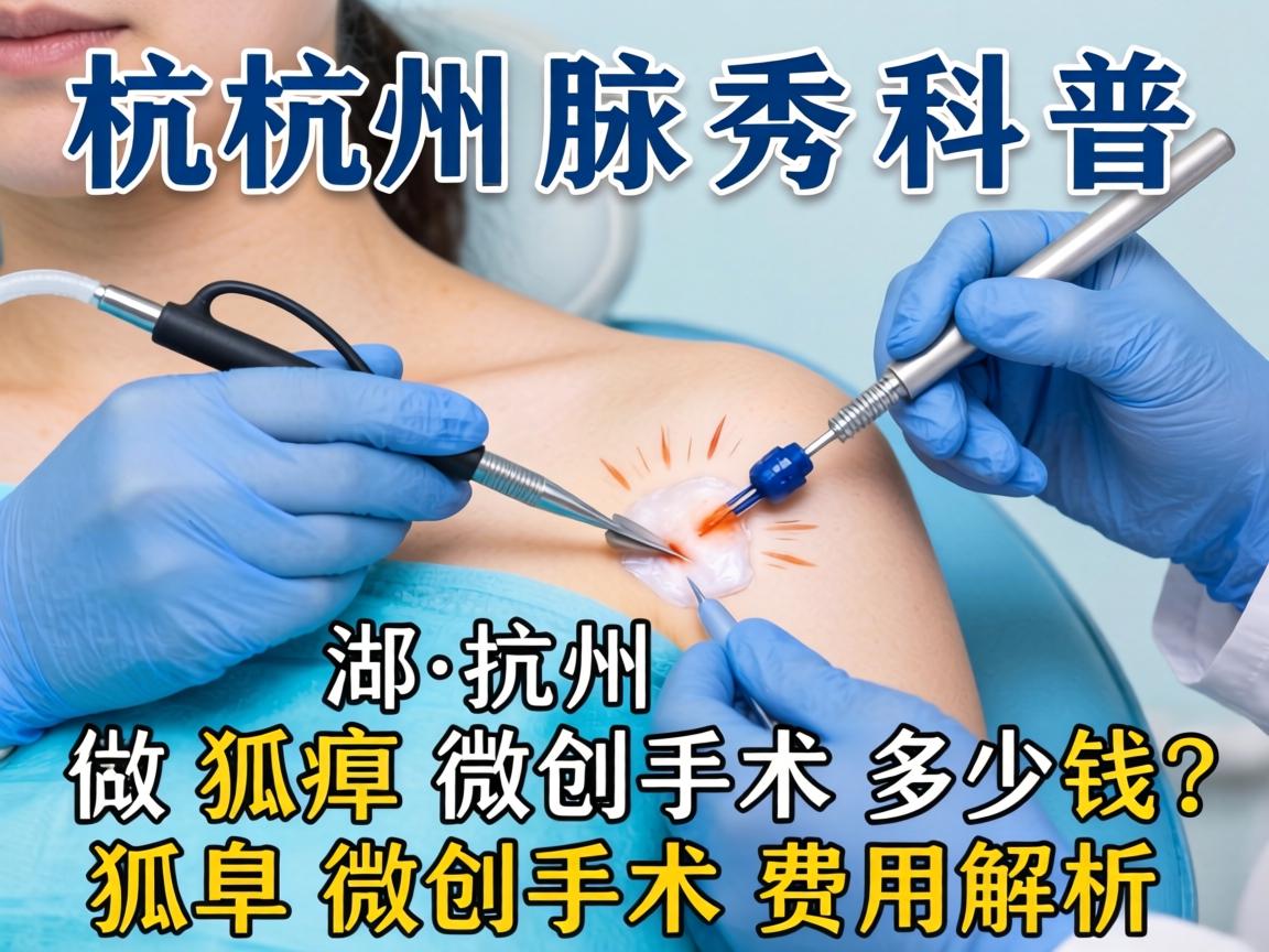杭州腋秀科普，在湖州做狐臭微创手术多少钱？狐臭微创手术费用解析