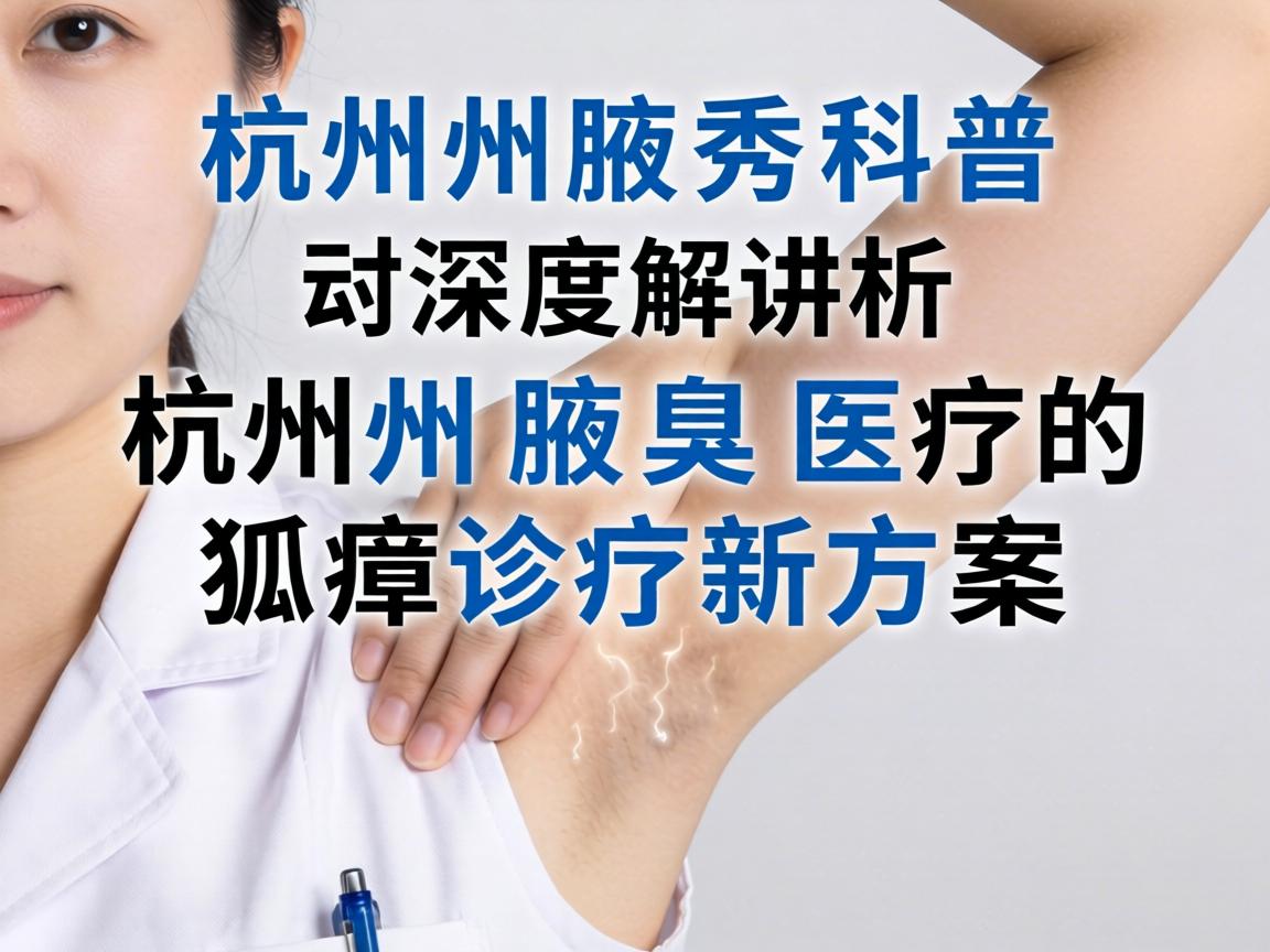 杭州腋秀科普，深度解析杭州腋臭医疗的狐臭诊疗新方案