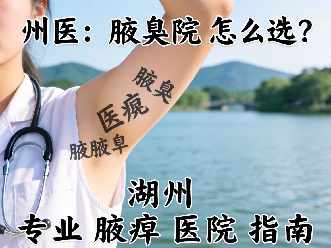 湖州腋臭医院怎么选？湖州专业腋臭医院指南