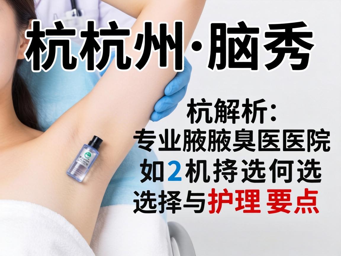 杭州腋秀解析，杭州专业腋臭医院如何选择与护理要点