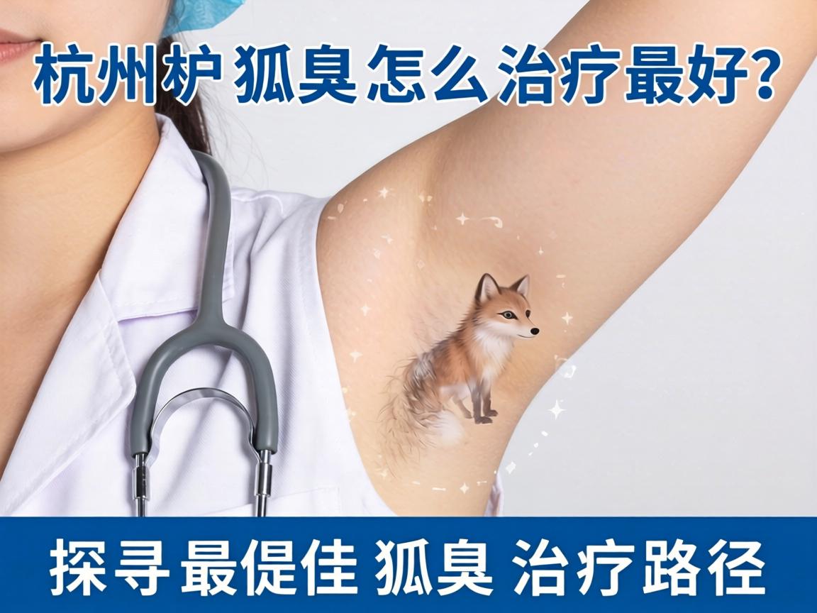 杭州狐臭怎么治疗最好？探寻最佳狐臭治疗路径
