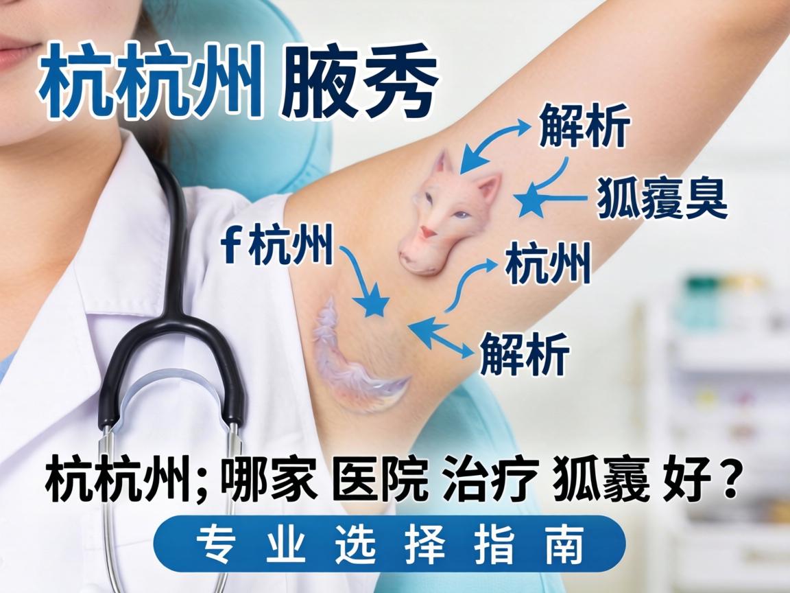 杭州腋秀解析，杭州哪家医院治疗狐臭好？专业选择指南