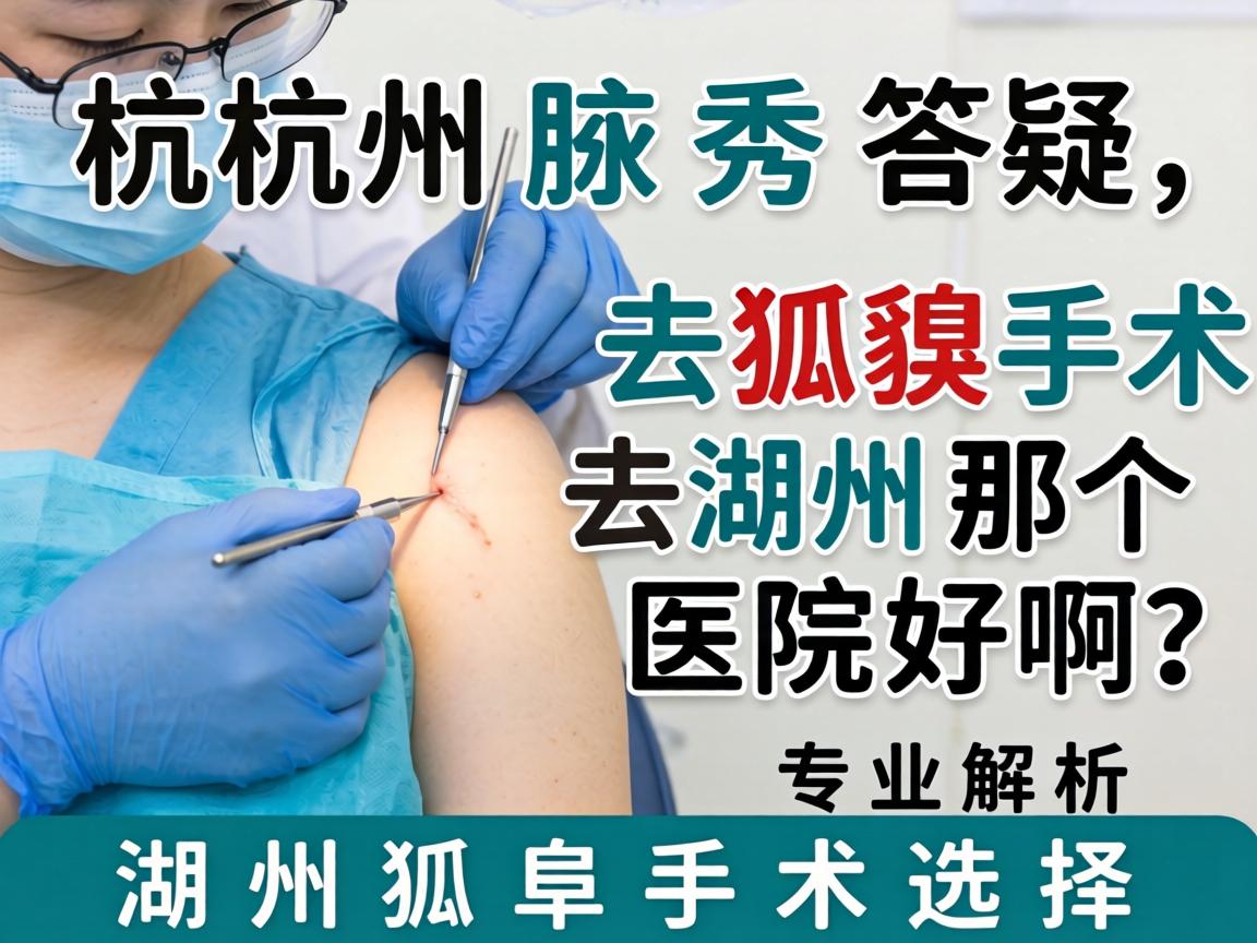 杭州腋秀答疑，去狐臭手术去湖州那个医院好啊？专业解析湖州狐臭手术选择