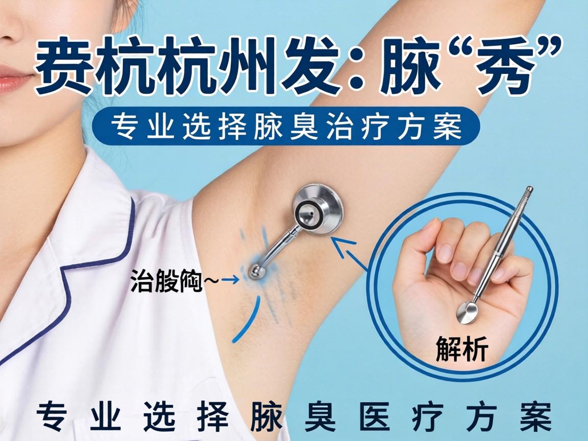 杭州腋秀解析腋臭治疗，专业选择腋臭医疗方案