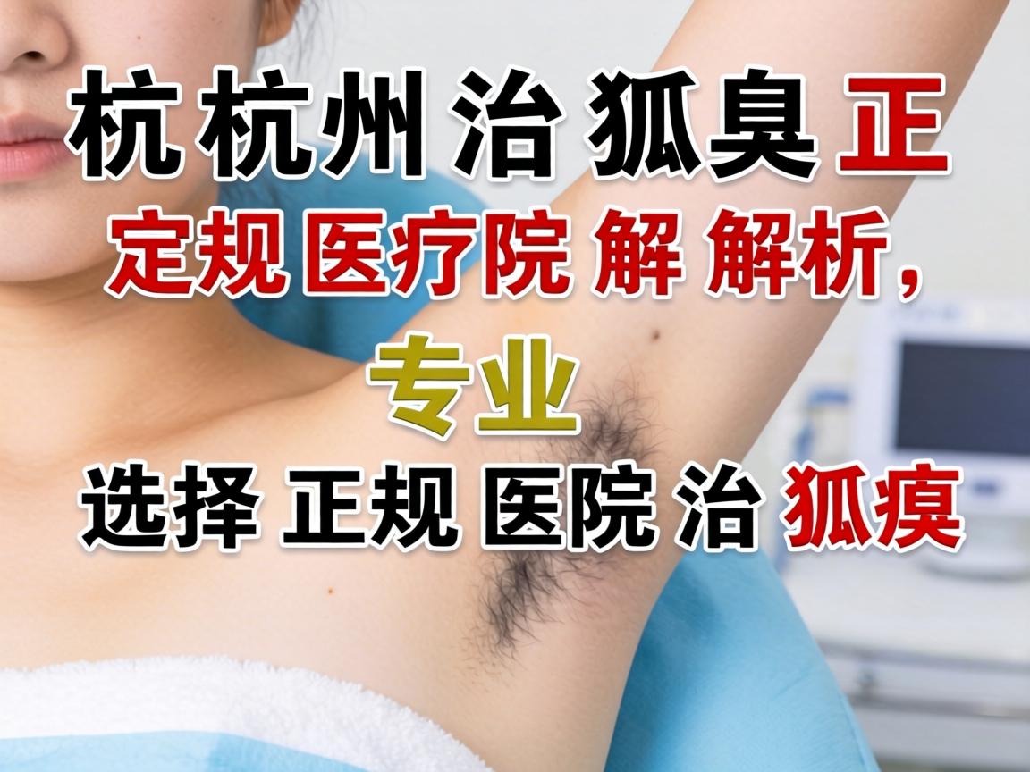 杭州治狐臭正规医院解析，专业选择正规医院治狐臭