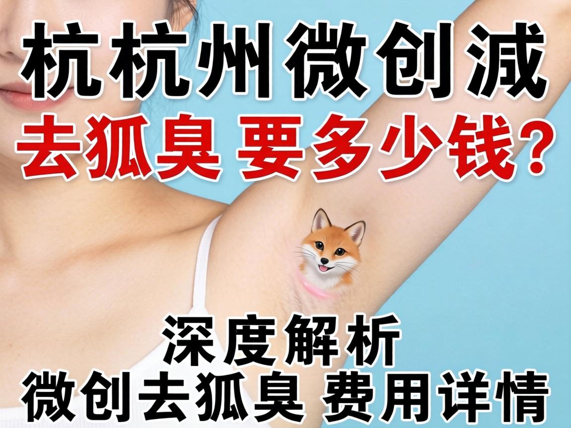 杭州微创去狐臭要多少钱？深度解析微创去狐臭费用详情