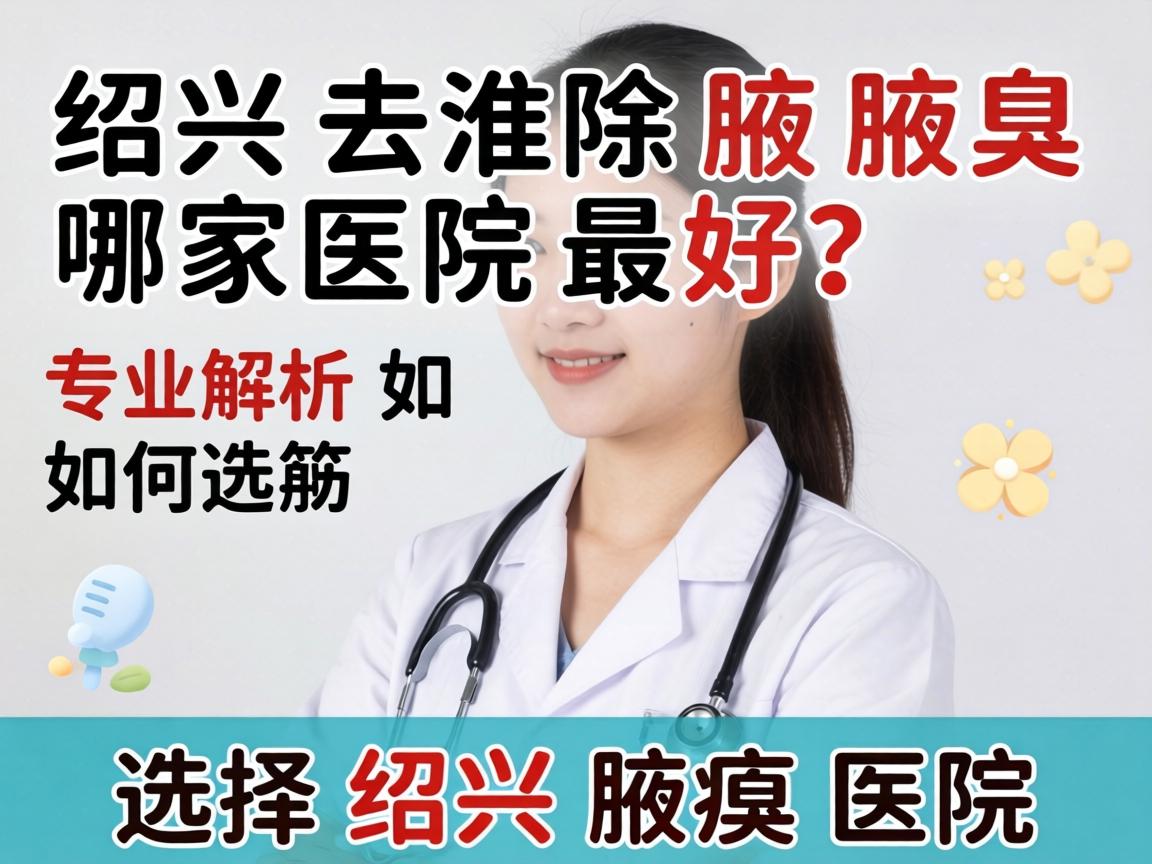 绍兴去除腋臭哪家医院最好？专业解析如何选择绍兴腋臭医院