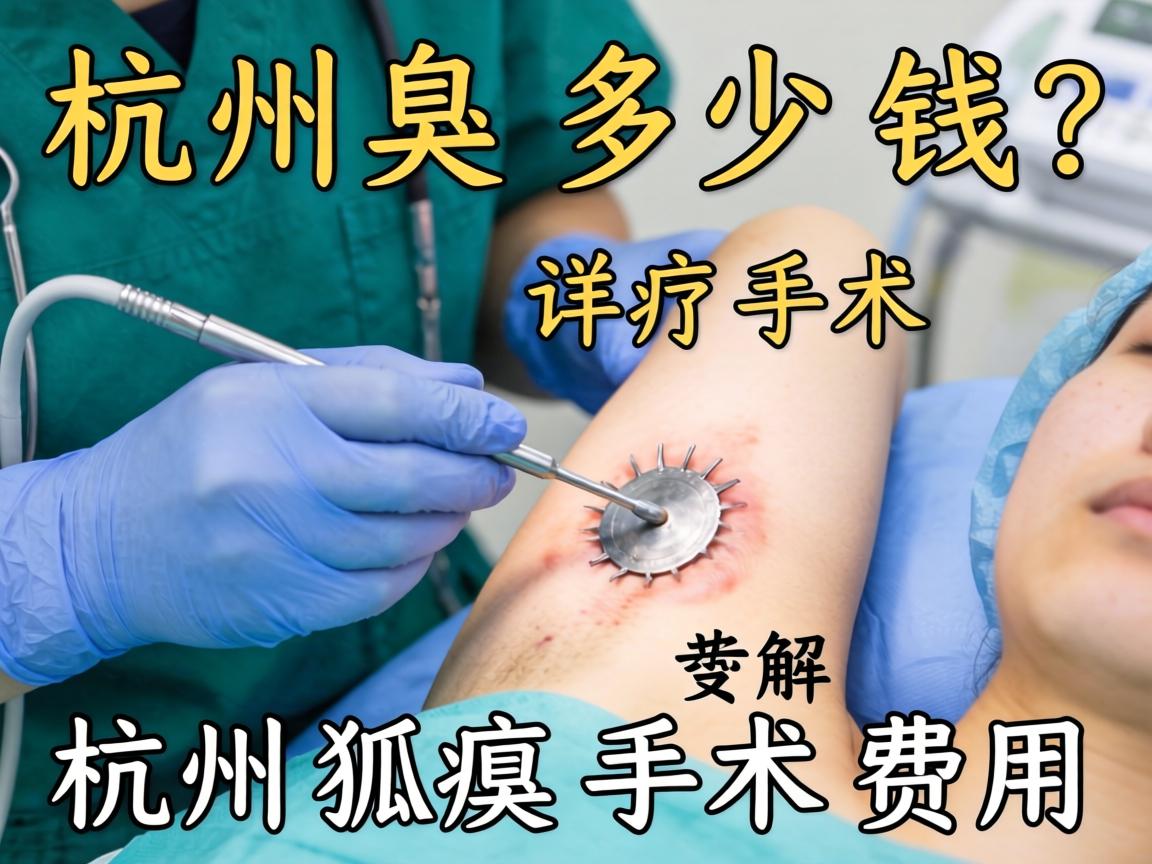 杭州腋臭手术多少钱？详解杭州狐臭手术费用