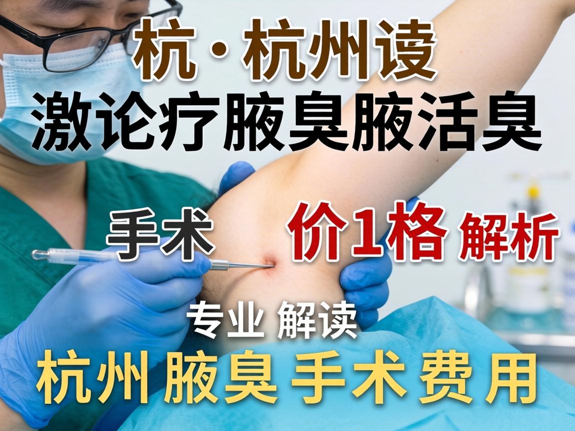 杭州腋臭手术价格解析，专业解读杭州腋臭手术费用
