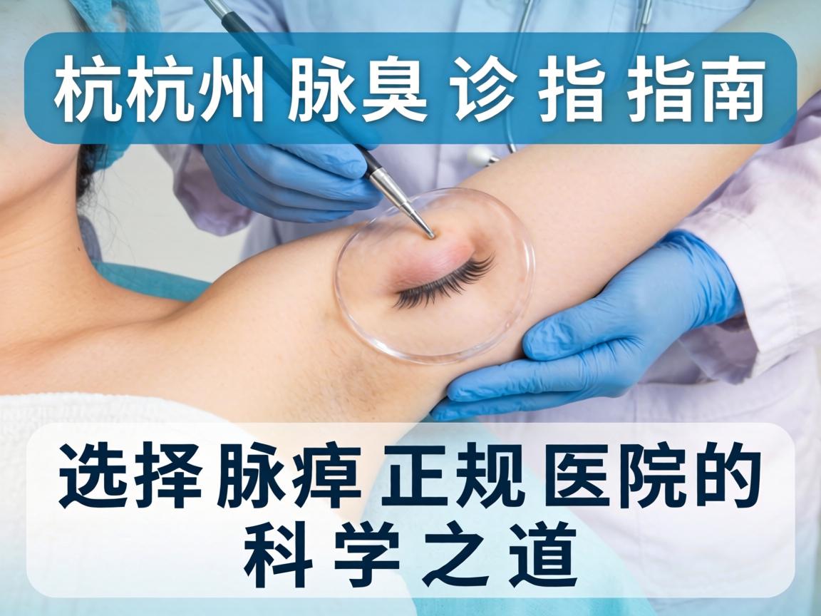 杭州腋臭诊疗指南，在杭州选择腋臭正规医院的科学之道