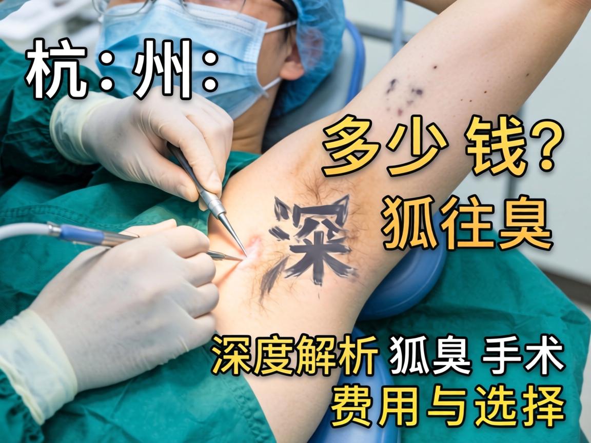 杭州狐臭手术多少钱？深度解析狐臭手术费用与选择