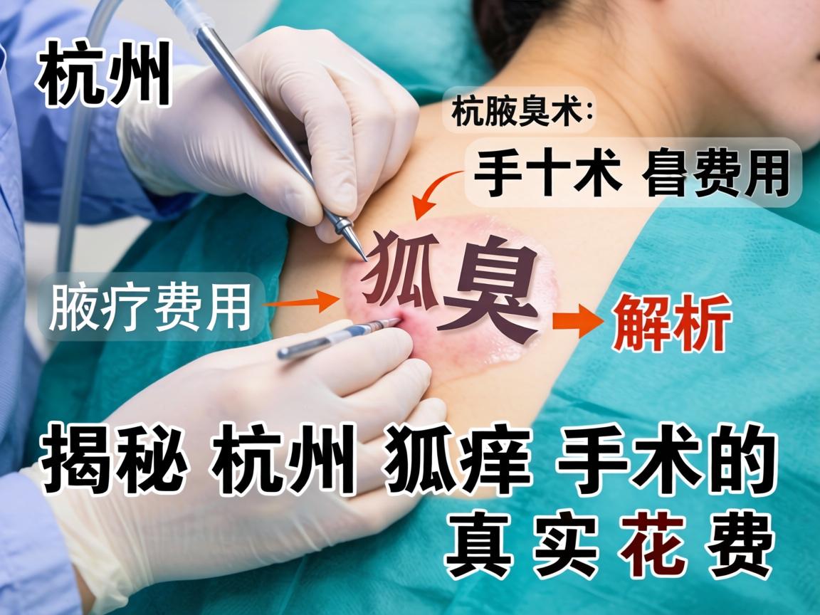 杭州腋臭手术费用解析，揭秘杭州狐臭手术的真实花费