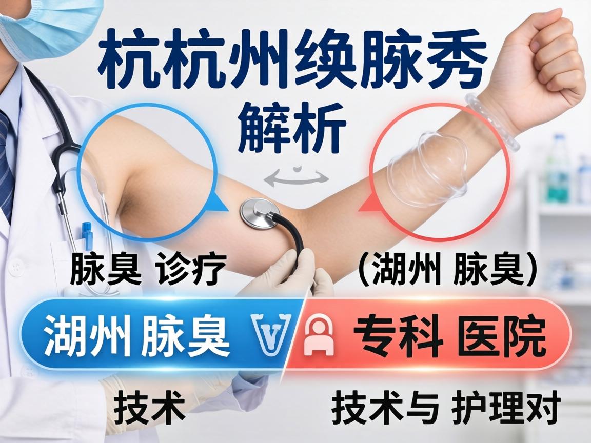 杭州腋秀解析腋臭诊疗，湖州腋臭专科医院的技术与护理对比