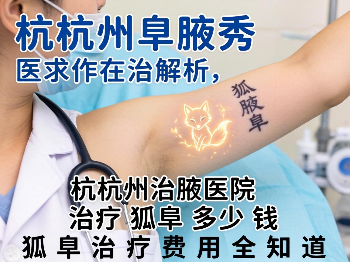 杭州腋秀解析，杭州医院治疗狐臭多少钱，狐臭治疗费用全知道