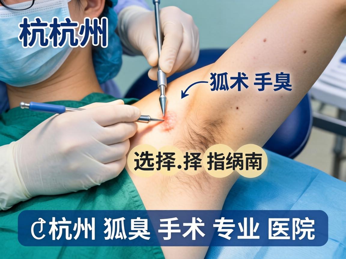 杭州狐臭手术选择指南，详解杭州狐臭手术专业医院