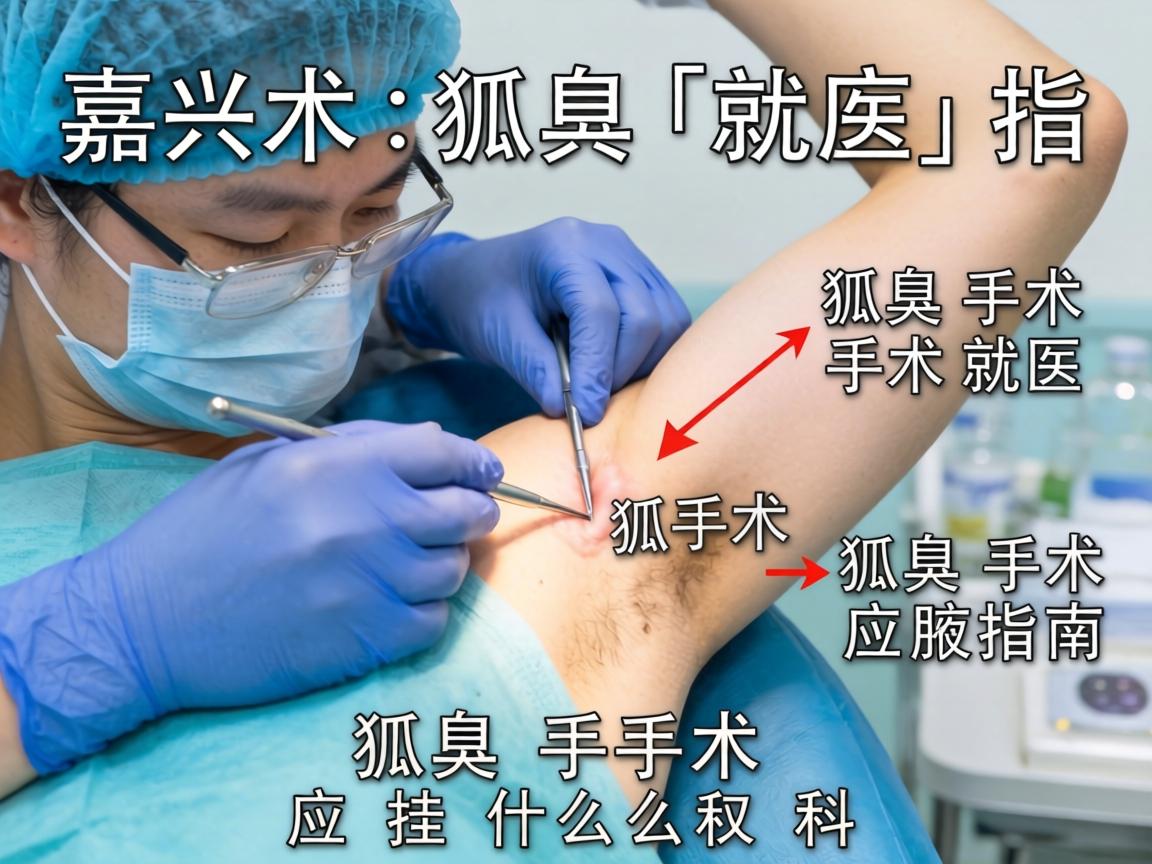 嘉兴狐臭手术就医指南，详解狐臭手术应挂什么科