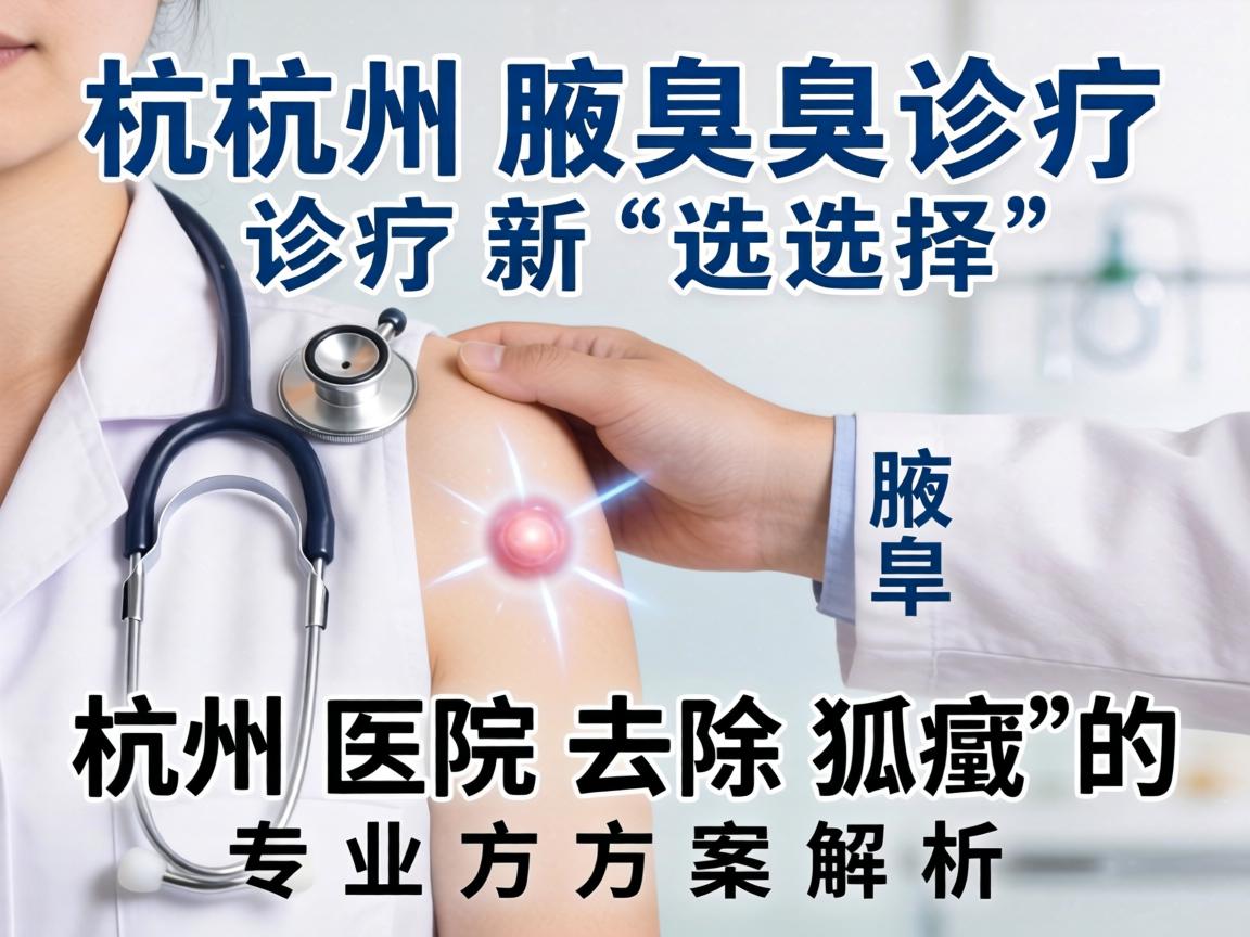 杭州腋臭诊疗新选择，杭州医院去除狐臭的专业方案解析