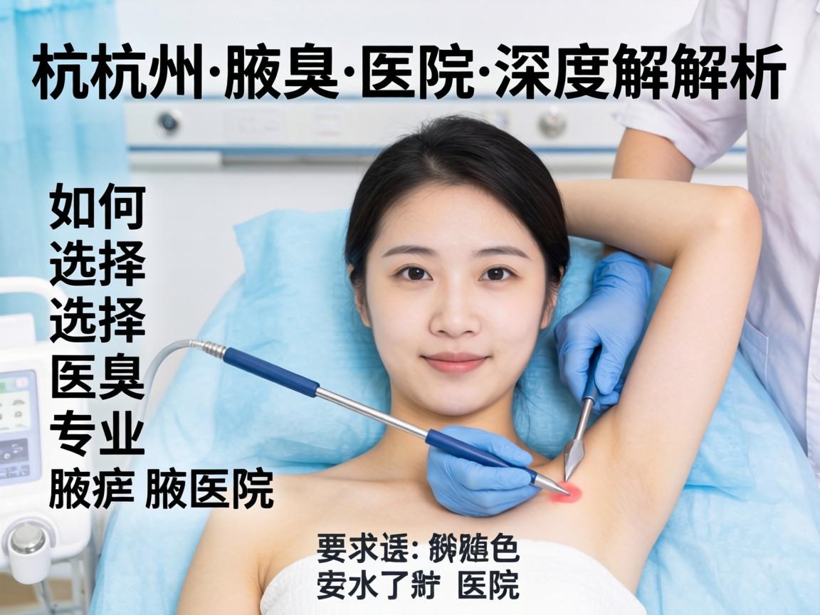 杭州腋臭医院深度解析，如何选择专业腋臭医院
