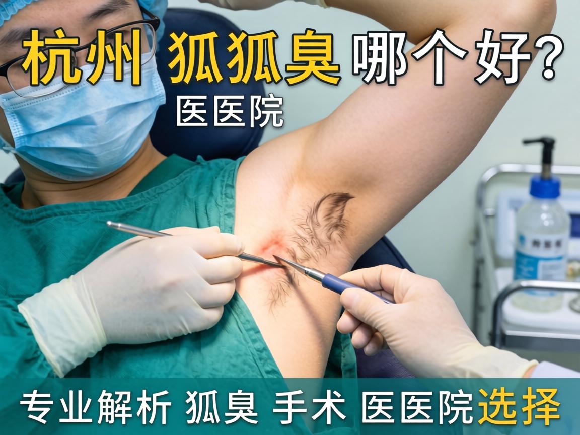 杭州狐臭手术医院哪个好？专业解析狐臭手术医院选择