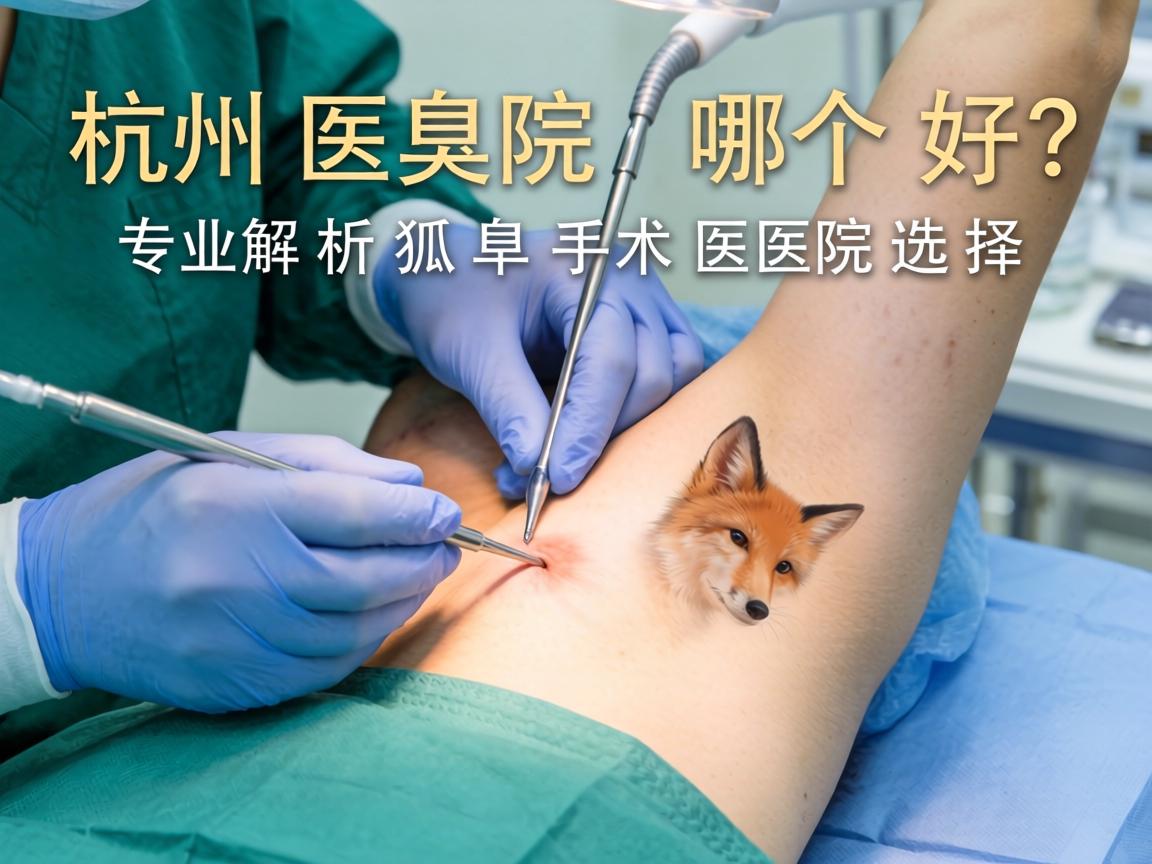 杭州狐臭手术医院哪个好？专业解析狐臭手术医院选择