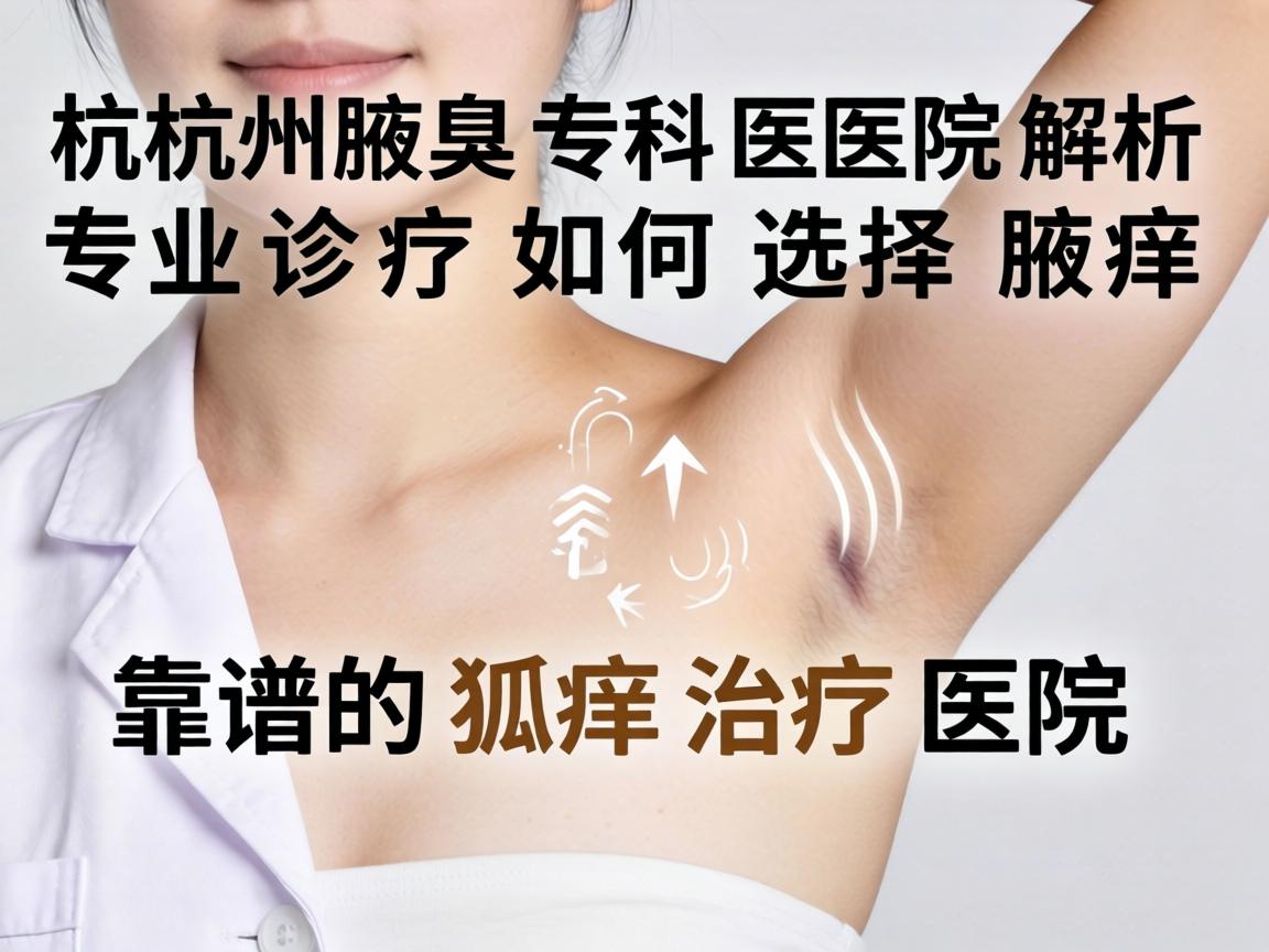 杭州腋臭专科医院解析，专业诊疗如何选择靠谱的狐臭治疗医院