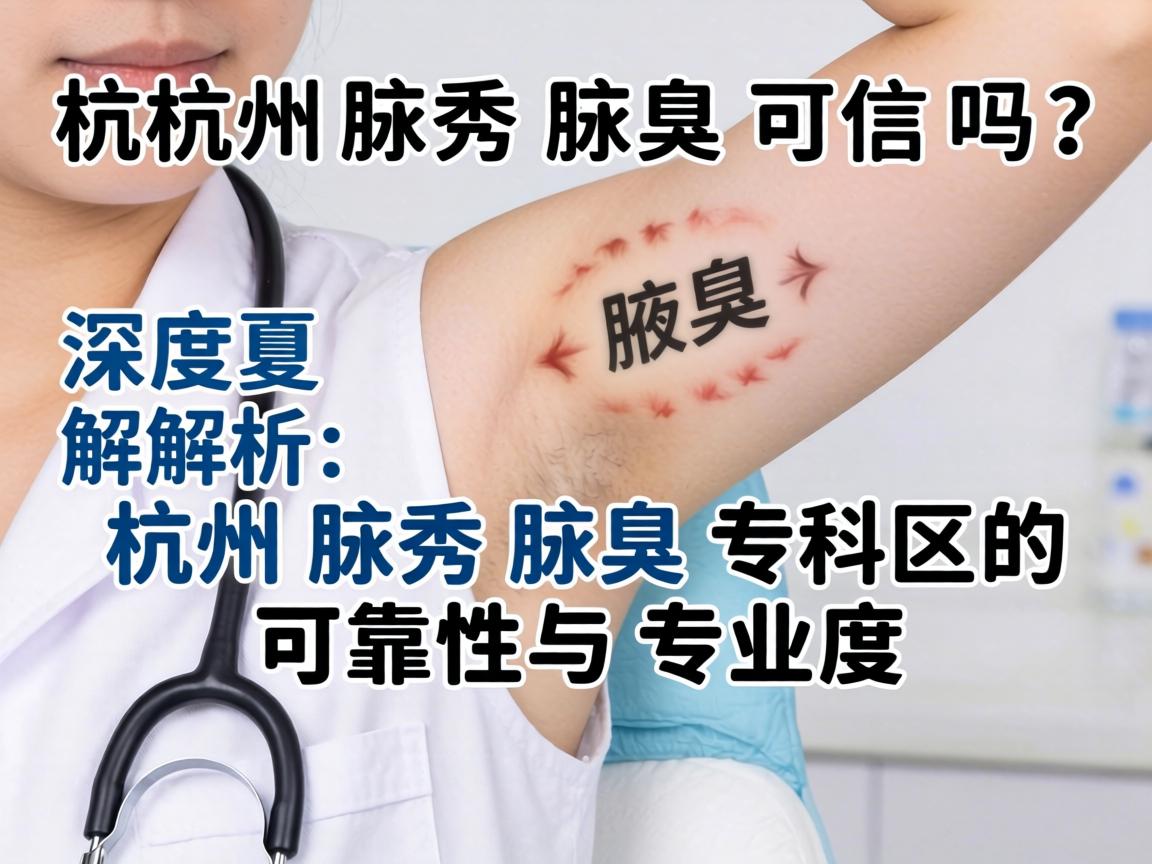 杭州腋秀腋臭可信吗？深度解析杭州腋秀腋臭专科的可靠性与专业度