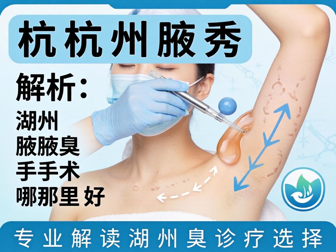 杭州腋秀解析，湖州腋臭手术哪里好，专业解读湖州腋臭诊疗选择