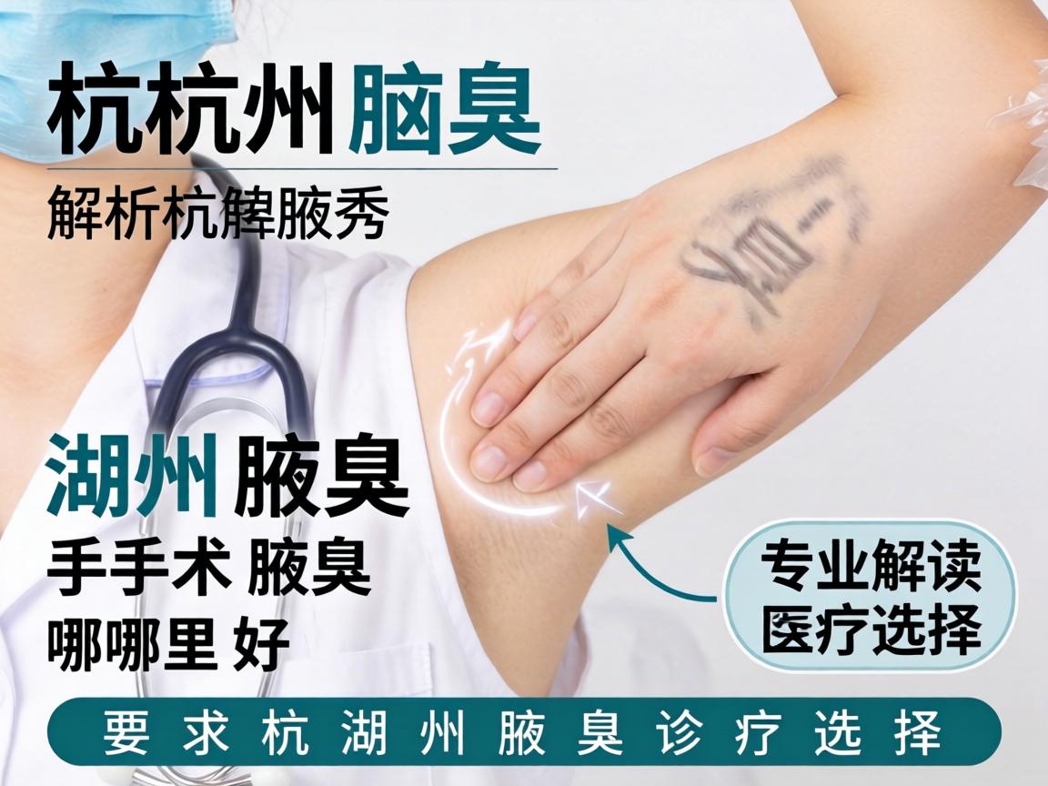 杭州腋秀解析，湖州腋臭手术哪里好，专业解读湖州腋臭诊疗选择