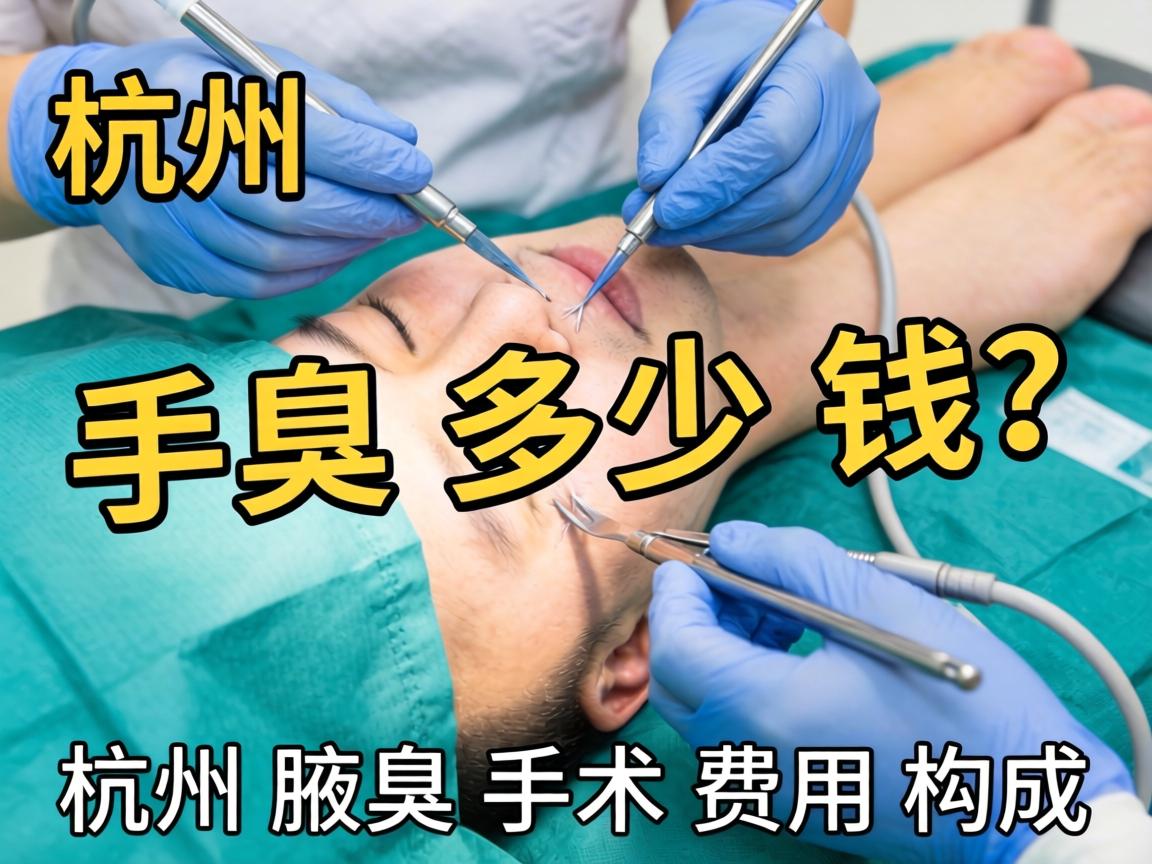 杭州腋臭手术多少钱？详解杭州腋臭手术费用构成