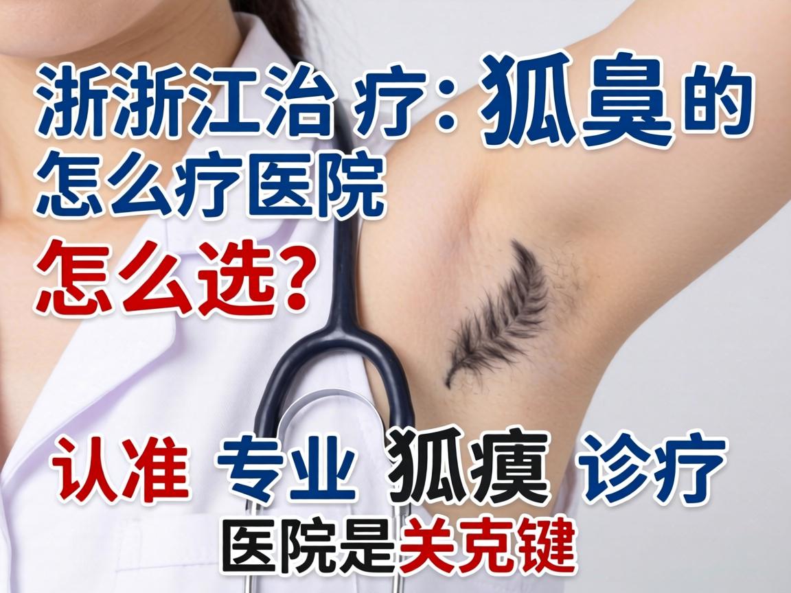 浙江治疗狐臭医院怎么选？认准专业狐臭诊疗医院是关键
