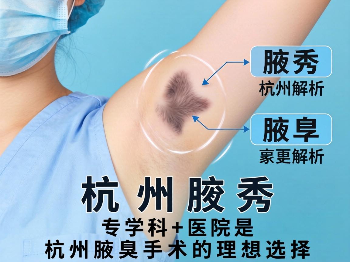 杭州腋秀解析，为何杭州腋秀专科医院是杭州腋臭手术的理想选择