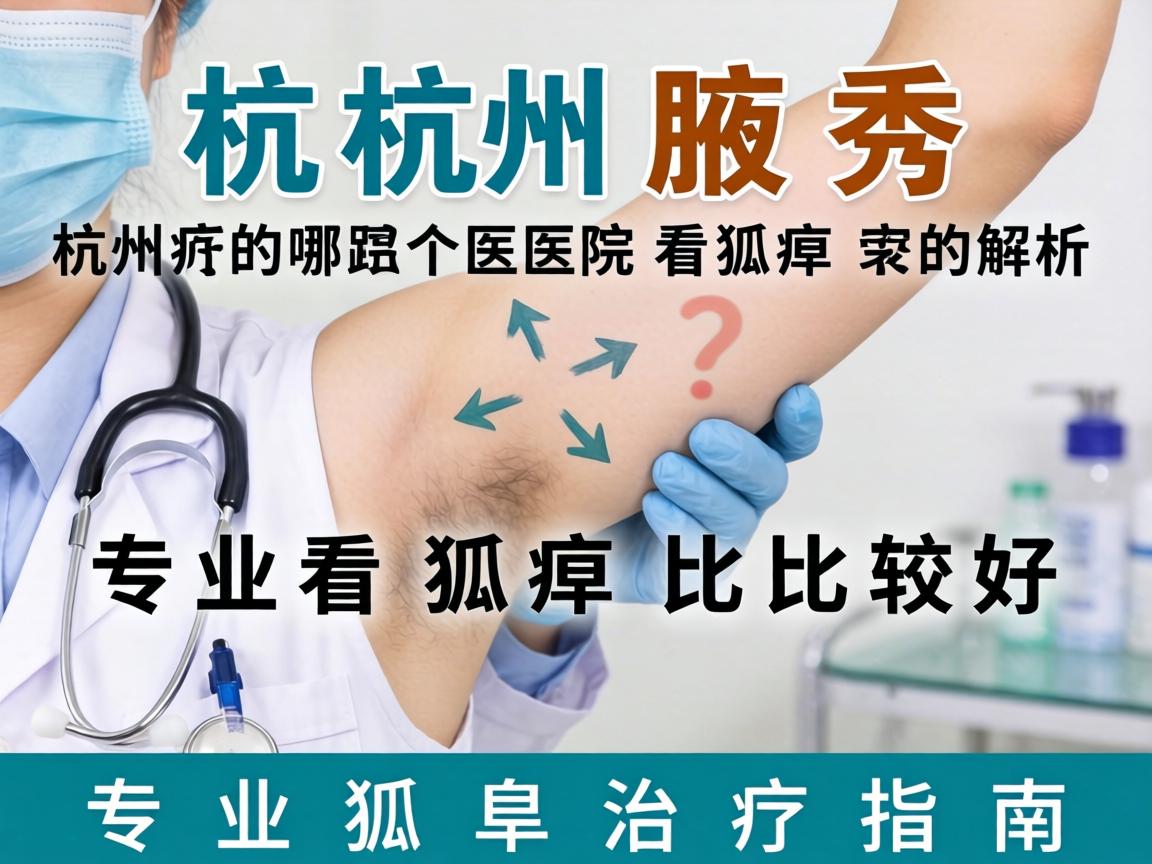 杭州腋秀解析，杭州哪个医院看狐臭比较好？专业狐臭治疗指南