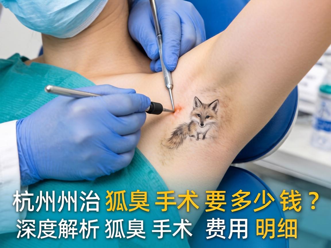 杭州治狐臭手术要多少钱？深度解析狐臭手术费用明细