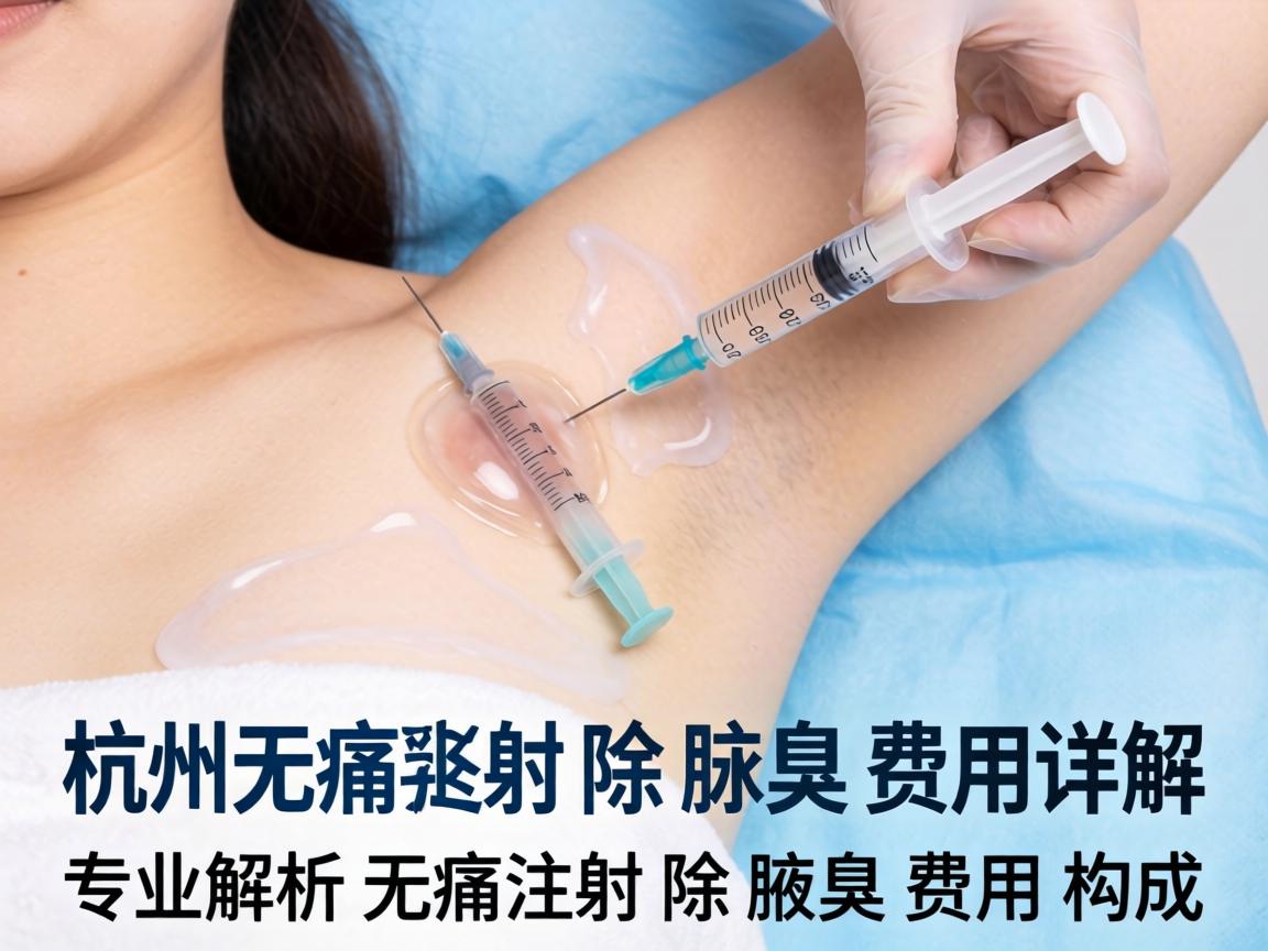 杭州无痛注射除腋臭费用详解，专业解析无痛注射除腋臭费用构成