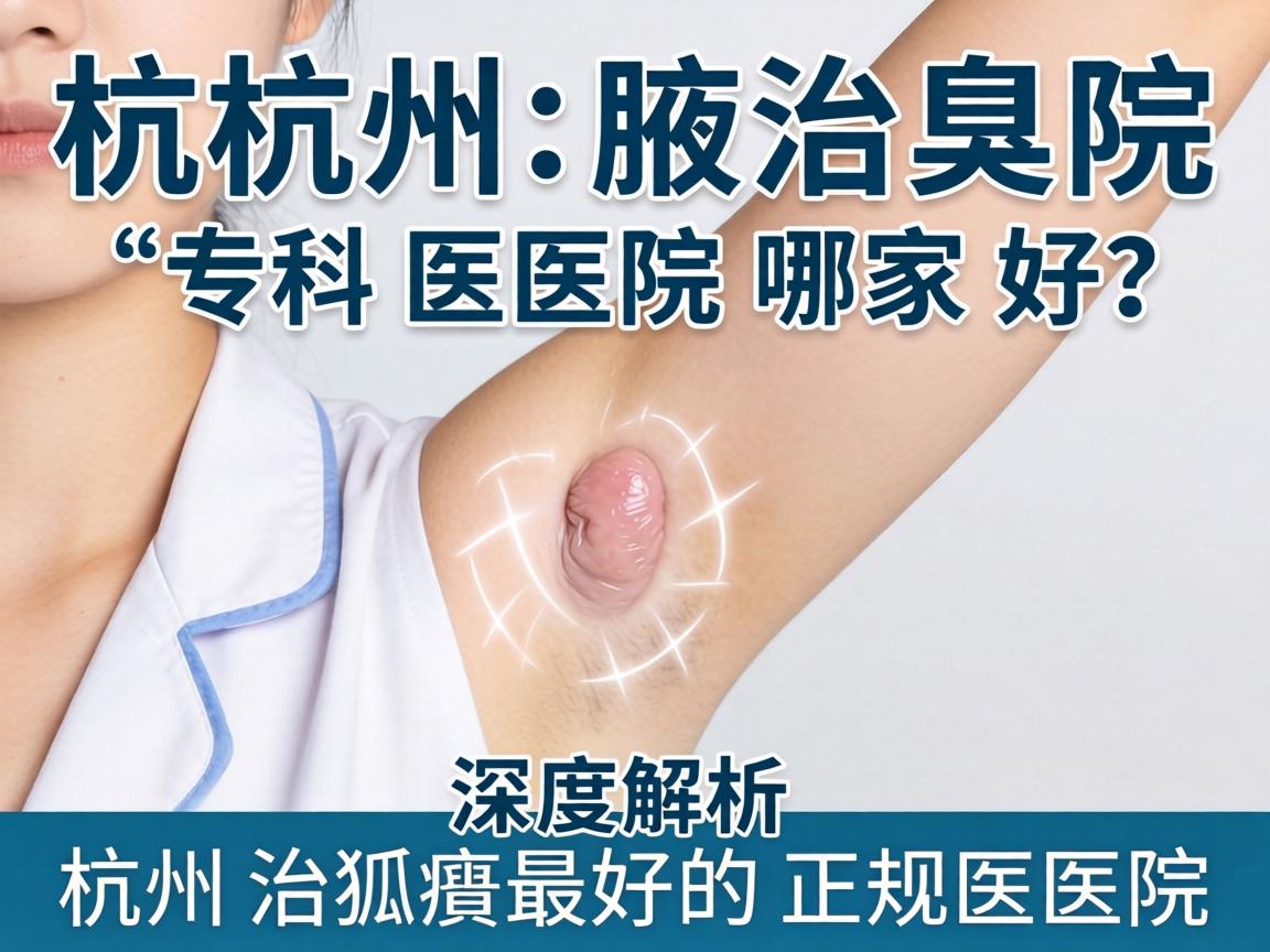 杭州腋臭专科医院哪家好？深度解析杭州治狐臭最好的正规医院