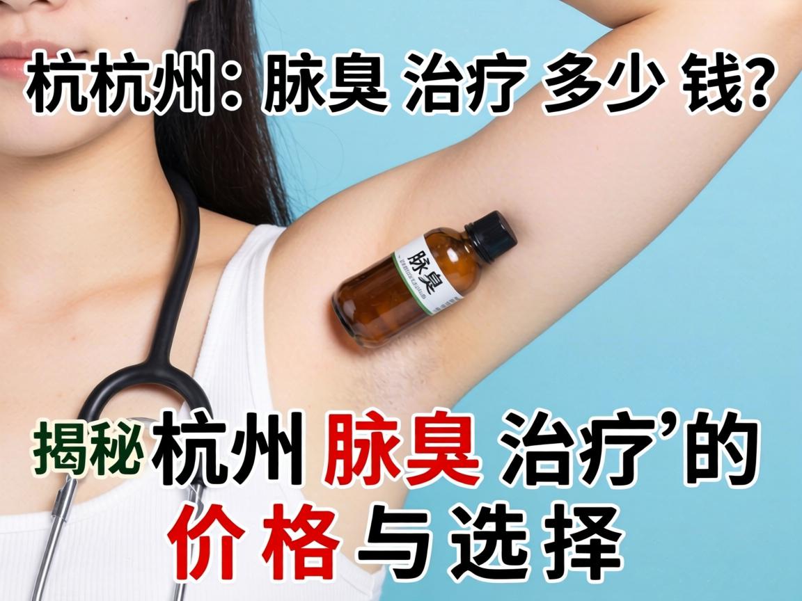 杭州腋臭治疗多少钱？揭秘杭州腋臭治疗的价格与选择