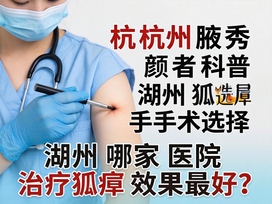 杭州腋秀科普，湖州狐臭手术选择，湖州哪家医院治疗狐臭效果最好？