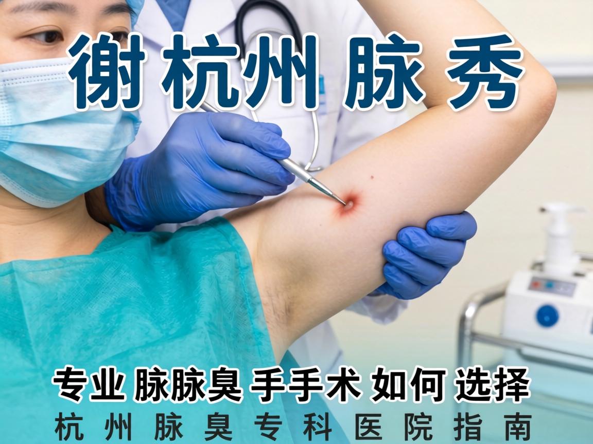 杭州腋秀解析，专业腋臭手术如何选择，杭州腋臭专科医院指南